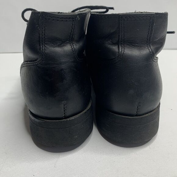 VTG ANSI Biltrite Z41-1983/75 Black Leather Steel Toe Ankle Boots Men\'s 4.5 R main image 5